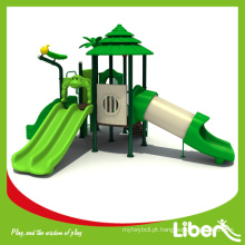 Luxo suave ao ar livre, crianças de madeira Playsets para entretenimento LE-SL.003